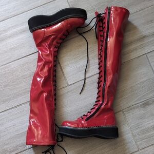 Demonia Emily Over The Knee Boots